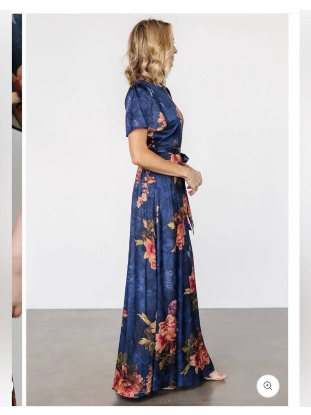 NWT Baltic Born Maxi Dress Floral with Side Slit Womens sz 2X - Picture 3 of 4